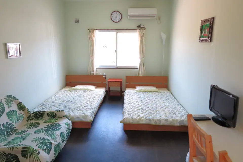 広くて清潔なお部屋。